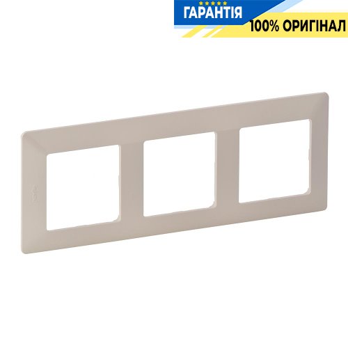 Рамка 3-а, Legrand Valena Life 754043, слонова кістка