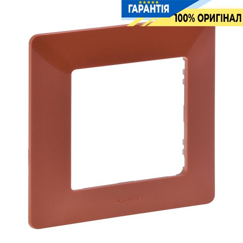 Рамка 1-ая, Legrand Valena Life 754071, терракота