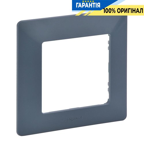 Рамка 1-а, Legrand Valena Life 754091, блакить