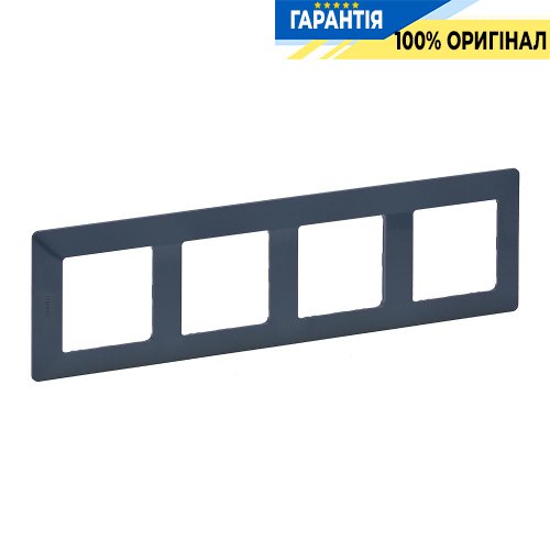 Рамка 4-а, Legrand Valena Life 754094, блакить