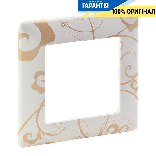 Рамка 1-ая, Legrand Valena Life 754101, ампир белый