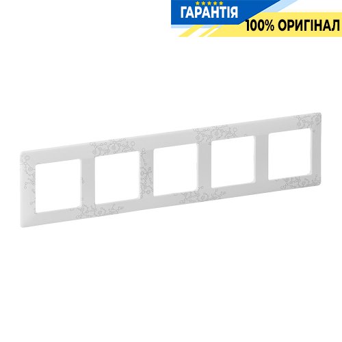 Рамка 5-ая, Legrand Valena Life 754125, эл грей