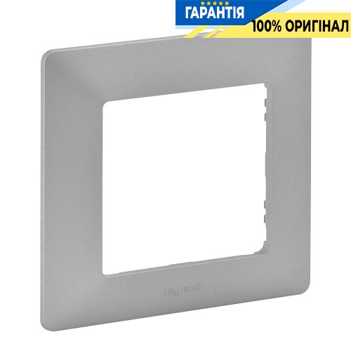 Рамка 1-ая, Legrand Valena Life 754137, алюминий