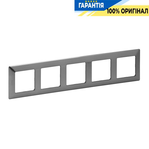 Рамка 5-ая, Legrand Valena Life 754155, сталь