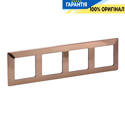 Рамка 4-ая, Legrand Valena Life 754164, медь