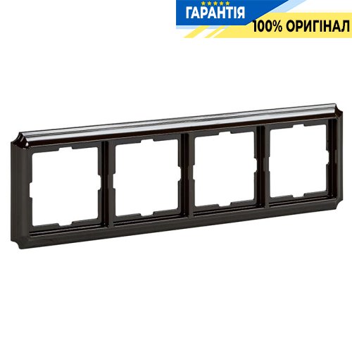 Рамка 4-постовая Merten MTN4040-4715 Antik Коричневый