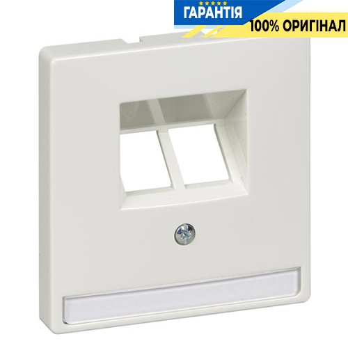 Панель розеток RJ45, 2-а Merten SD MTN292619 полярно-білий