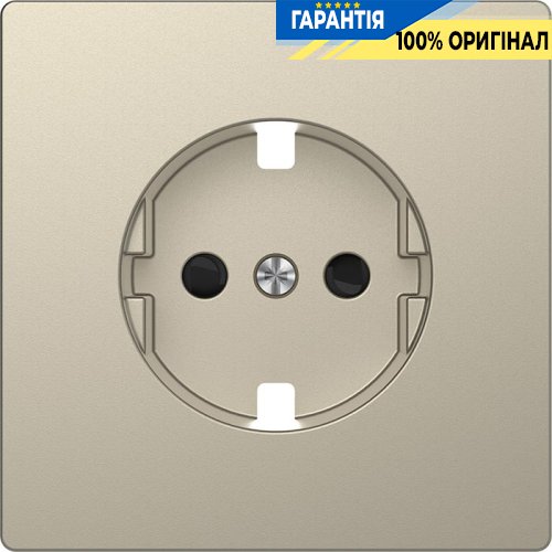 Центральная панель D-Life для розетки со шторками «Сахара» Merten MTN2330-6033