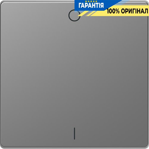 Клавиша 1-а с символом O/I D-Life «Нержавеющая сталь» Merten MTN3301-6036