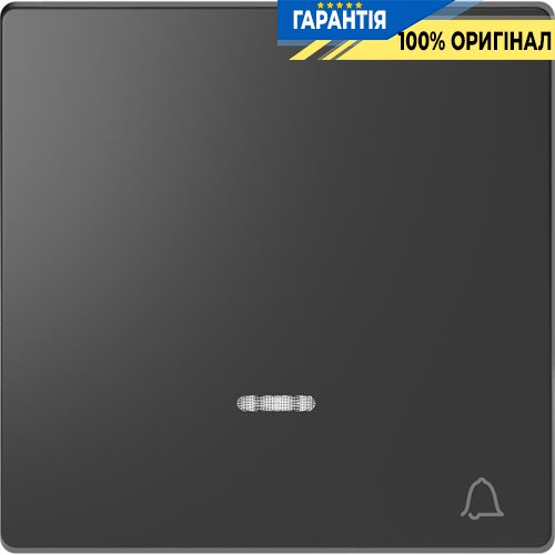 Клавиша D-Life для LED звонок «Антрацит» Merten MTN3325-6034