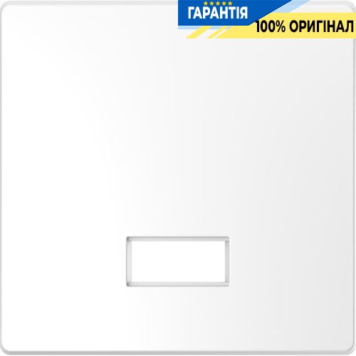 Клавіша з полем для символу D-Life «Білий лотос» Merten MTN3350-6035