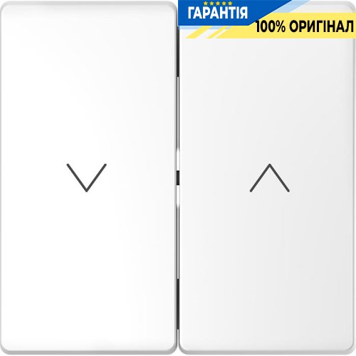 Клавіша D-Life для жалюзі «Білий лотос» Merten MTN3855-6035