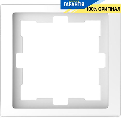 Рамка 1-а D-Life «Білий лотос», Merten MTN4010-6535