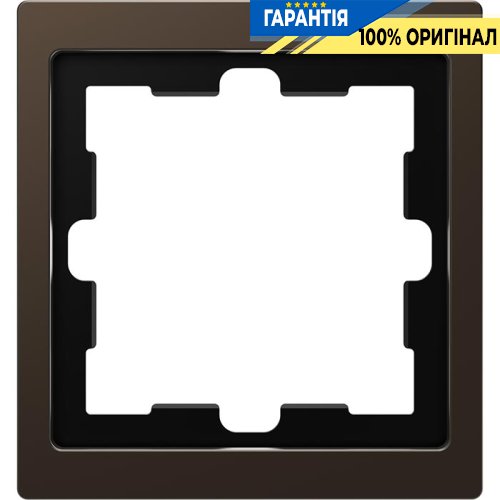 Рамка 1-постовая D-Life «Мокко», Merten MTN4010-6552