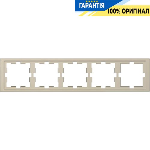 Рамка 5-а D-Life «Сахара», Merten MTN4050-6533