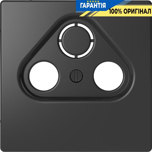 Центральная панель D-Life для TV розетки «Антрацит» Merten MTN4123-6034