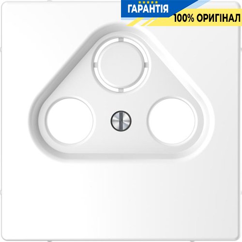 Центральна панель D-Life для TV розетки. «Білий лотос» Merten MTN4123-6035