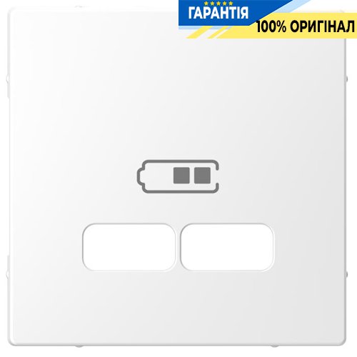 Центральна панель D-Life для USB «Білий лотос» Merten MTN4367-6035