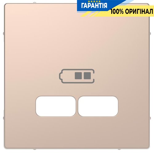 Центральная панель D-Life для USB «Шампань» Merten MTN4367-6051
