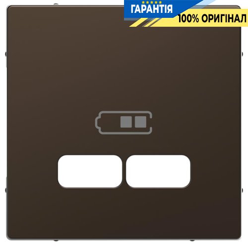 Центральна панель D-Life для USB «Мокко» Merten MTN4367-6052