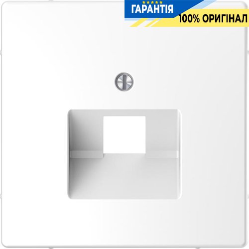 Центральная панель D-Life для 1-й RJ45 «Белый лотос» Merten MTN4521-6035