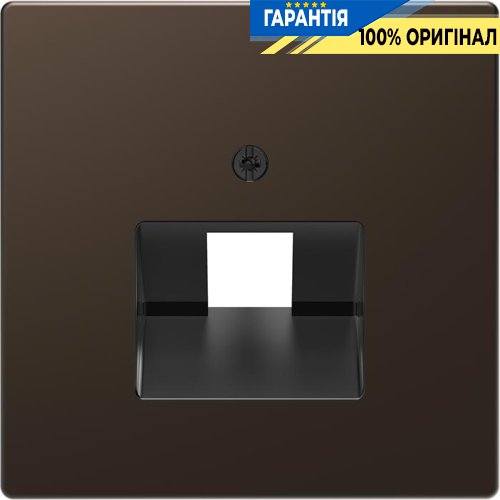 Центральна панель D-Life для 1-ї RJ45 «Мокко» Merten MTN4521-6052