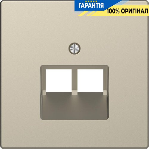 Центральная панель D-Life для 2*RJ45 «Сахара» Merten MTN4522-6033