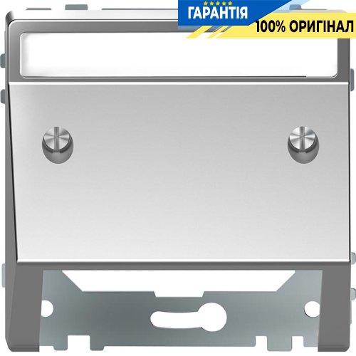 Центральна панель D-Life з нахилом «Нержавіюча сталь» Merten MTN4540-6036