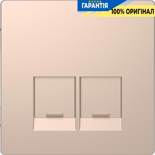 Центральная панель D-Life для 2-мод. роз. «Шампань» Merten MTN4572-6051
