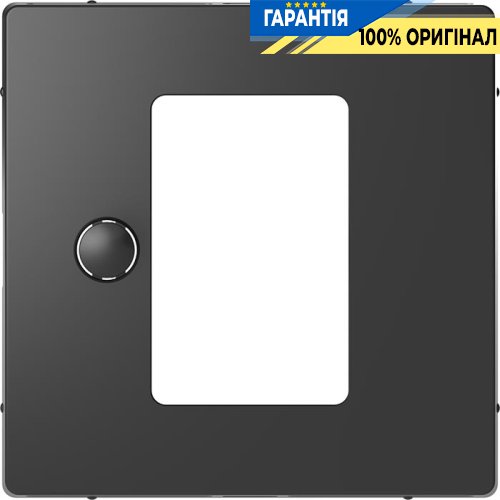 Центральная панель D-Life для сенсорного терморегулятора «Антрацит» Merten MTN5775-6034