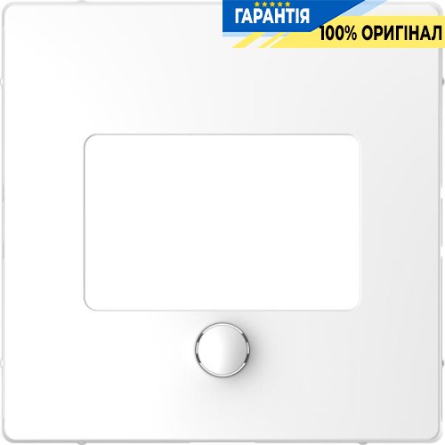 Центральна панель D-Life для сенсорного терморегулятора «Білий лотос» Merten MTN5775-6035