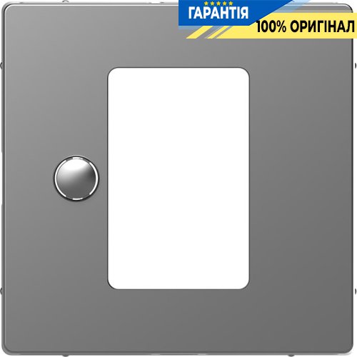 Центральна панель D-Life для сенсорного терморегулятора «Нержавіюча сталь» Merten MTN5775-6036