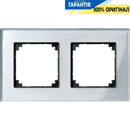 Рамка стекло M-Elegance 2-я., «Алмаз», Merten MTN4020-3260