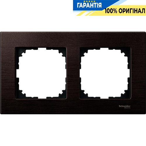 Рамка дерево M-Elegance 2-я., «Венге», Merten MTN4052-3471