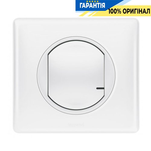 Розумний бездротовий вимикач 1-кл. Legrand Celiane with Netatmo 067723, білий