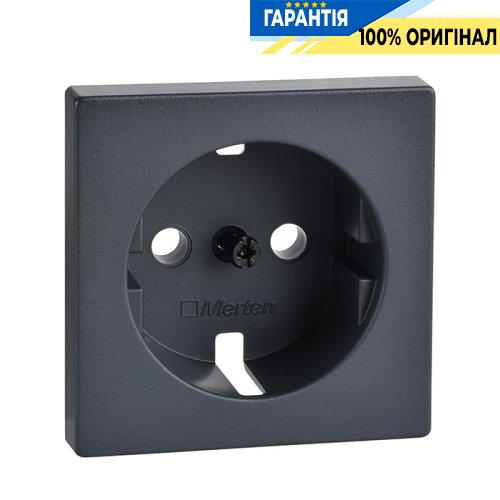 Накладка розетки с з/к Merten SM MTN2331-0414 антрацит