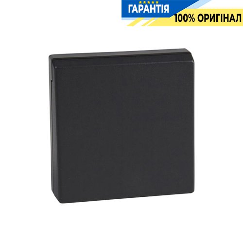Накладка розетки з з/к шторками і кришкою Merten SM MTN2340-0414 антрацит