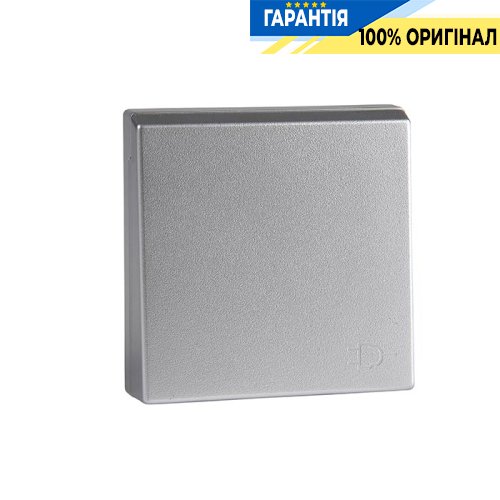 Накладка розетки с з/к, шторками и крышкой Merten SM MTN2340-0460 алюминия