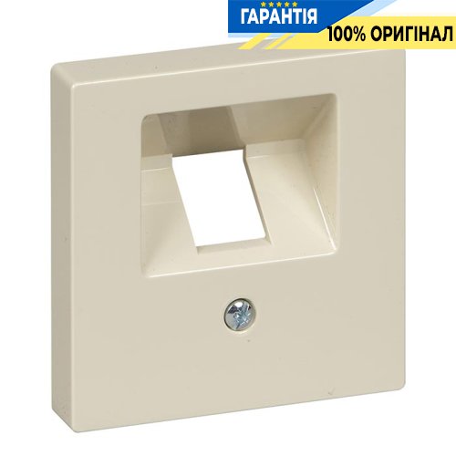 Панель розетки TF / PC 1-а Merten SM MTN296244 бежевий глянець