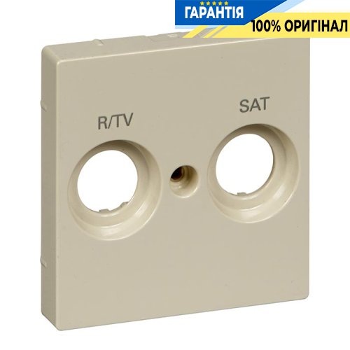 Панель розеток R/TV+SAT Merten SM MTN299844 бежевый глянец