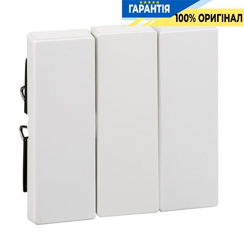 Клавіша 3-а Merten SM MTN312625 активний білий