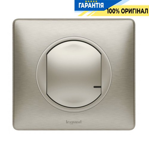 Розумний бездротовий вимикач 1-кл. Legrand Celiane with Netatmo 067773, титан