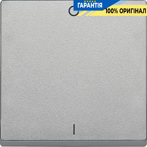 Клавиша 1-я с пиктограммой вкл./откл. Merten SM MTN433260 алюминий