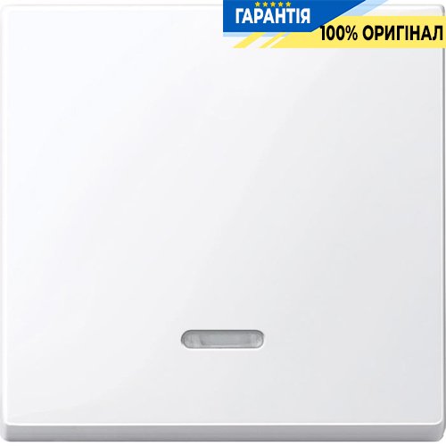 Клавиша 1-я с подсветкой Merten SM MTN436025 активный белый