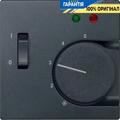 Панель регулятора теплої підлоги Merten SM MTN535814 антрацит