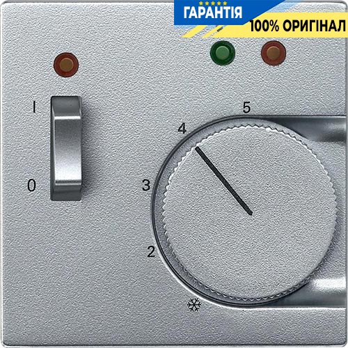 Панель регулятора тёплого пола Merten SM MTN535860 алюминий