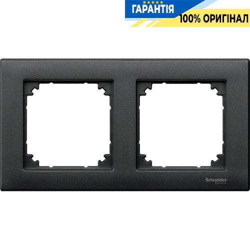 Рамка 2-постовая Merten M-PLAN MTN486214 антрацит