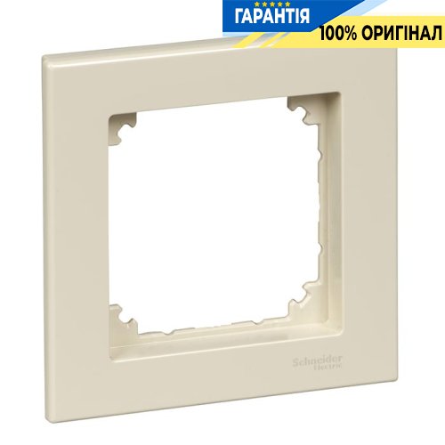 Рамка 1-а Merten M-PLAN MTN515144 бежевий