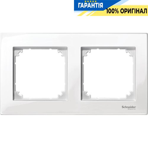 Рамка 2-постовая Merten M-PLAN MTN515219 полярно-белый