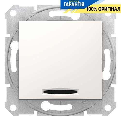 Выключатель 1-кл с индикацией цвет слоновая кость Sedna Schneider Electric SDN0400323